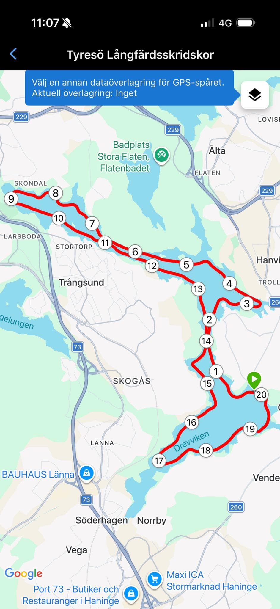 Israpport från Drevviken