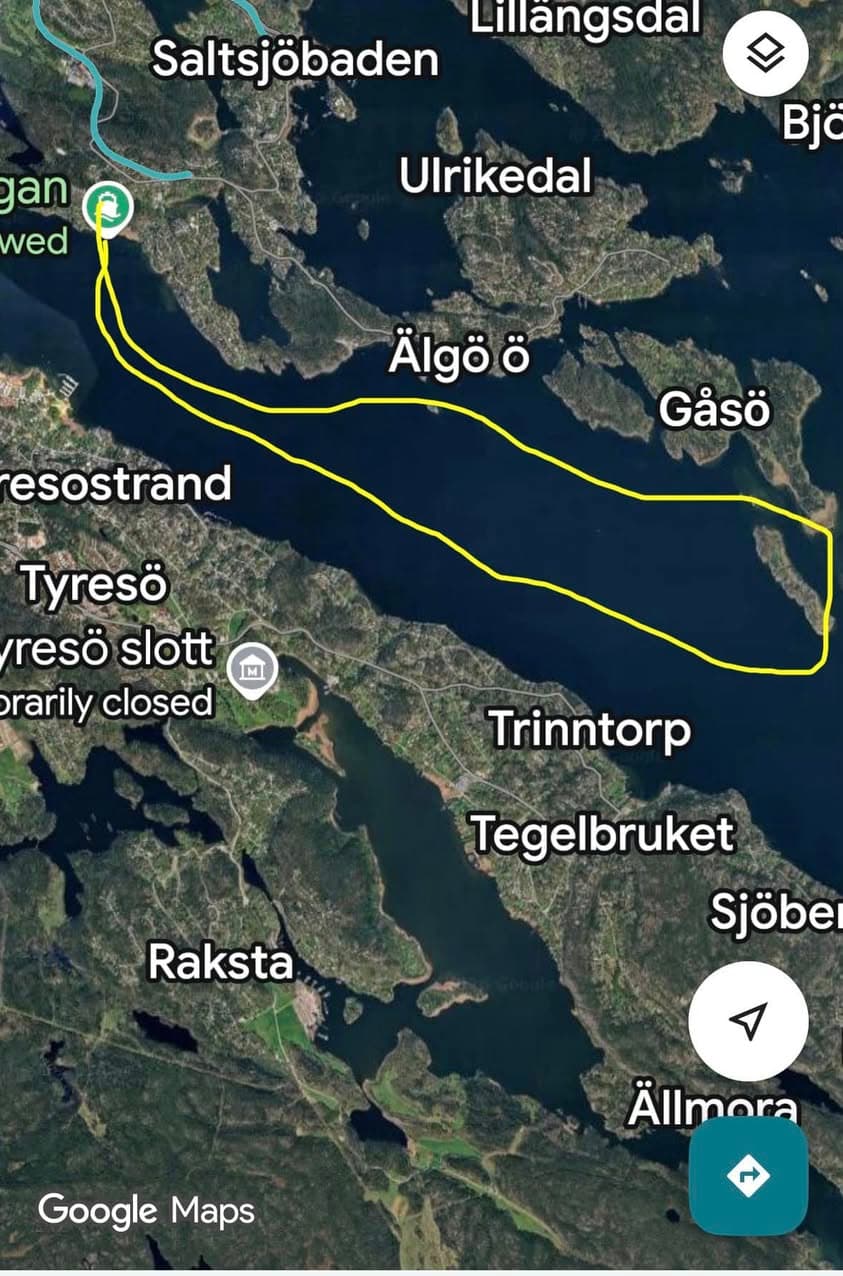 Israpport från Erstaviken